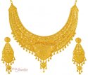22Kt Bridal Necklace Set - Click here to buy online - 3,844 only..
