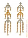 Gold Long Fancy Earrings