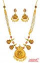 Antique 22 Kt Necklace Set - Click here to buy online - 11,103 only..