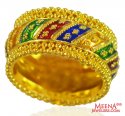 22K Gold Wide Band - Click here to buy online - 881 only..