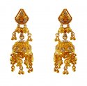 22k Long Jumki Earrings - Click here to buy online - 1,893 only..