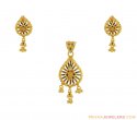 Click here to View - 22k Meenakari Pendant Set 