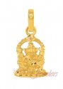 Gold Ganesh Pendant - Click here to buy online - 164 only..