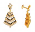 Gold Fancy Earring with CZ - Click here to buy online - 401 only..