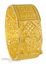 22kt Gold Wide Bangle (Kada) - Click here to buy online - 1,520 only..
