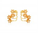 Designer Pearl Cz Earrings 22k  - Click here to buy online - 778 only..