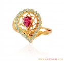 Designer 18K Ladies Diamond Ring - Click here to buy online - 1,589 only..