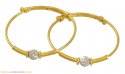 Gold Baby Bangles (22 Karat)