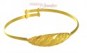 22Kt Gold Baby Bangle - Click here to buy online - 244 only..