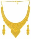 Click here to View - Gold Designer Necklace Set 