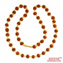 22kt Gold Rudraksh chain - Click here to buy online - 2,758 only..