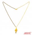 22k Gold Indian Fancy Mangalsutra - Click here to buy online - 592 only..