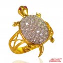 22k Gold Turtle Ladies Ring - Click here to buy online - 806 only..