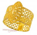 22K Wide Ladies Ring