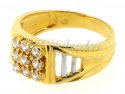 22 Kt Gold Mens Signity Ring - Click here to buy online - 353 only..