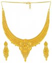 Click here to View - Gold Necklace and Earrings Set 