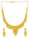 Click here to View - Gold Necklace and Earrings Set 