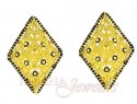 22Kt Gold Earrings with Meenakari - Click here to buy online - 253 only..
