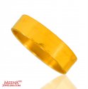 22 Kt Gold Wedding Band - Click here to buy online - 515 only..