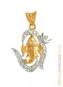 Click here to View - Gold OM and Ganapati Pendant 