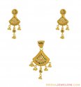 22Kt Gold Pendant Set - Click here to buy online - 563 only..