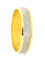 18Kt Gold Wedding band 2 Tone - Click here to buy online - 170 only..