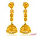 22k Gold Earring - Click here to buy online - 2,496 only..