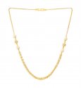 22K Gold Two Tone Chain - Click here to buy online - 1,385 only..
