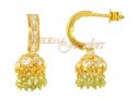 22Kt Gold Fancy Earrings - Click here to buy online - 204 only..