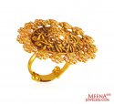 22Kt Rose Gold Antique Ring - Click here to buy online - 1,180 only..