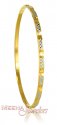 22Kt Gold 2 Tone Bangle - Click here to buy online - 359 only..