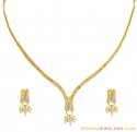 Diamond Necklace Set ( Fancy) - Click here to buy online - 14,498 only..