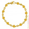 Flower Shaped Gold Bracelet - Click here to buy online - 516 only..