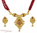 22Kt Gold Pendant Set