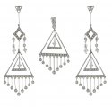 18K Designer Pendant Set - Click here to buy online - 1,157 only..