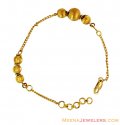 Fancy Ball Beads Bracelet 22K  - Click here to buy online - 752 only..