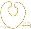 22Kt Gold Fancy (2 Tone) Chain - Click here to buy online - 238 only..