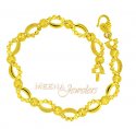 Gold Designer Bracelet - Click here to buy online - 364 only..