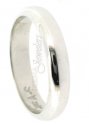 18 Kt White Gold Wedding Band - Click here to buy online - 253 only..
