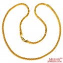22k Gold Mens Chain - Click here to buy online - 3,746 only..