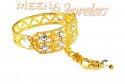 22Kt Gold Ring with Dangling - Click here to buy online - 140 only..