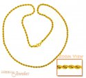 22 Kt Gold Rope Chain - Click here to buy online - 236 only..