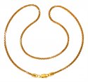 22k  Gold Two Tone Chain - Click here to buy online - 1,086 only..