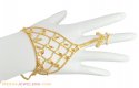 22Kt Gold Bracelet with Ring - Click here to buy online - 903 only..