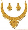 Click here to View - Bridal Necklace Set (22k gold) 