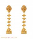 Gold Earrings with Hangings - Click here to buy online - 515 only..