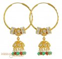 Gold Chandelier Hoop Earrings - Click here to buy online - 576 only..