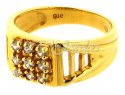22 kt Gold Mens Signity Ring - Click here to buy online - 370 only..