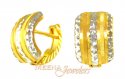 Gold Clip On Earrings - Click here to buy online - 145 only..
