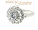 18 Kt White Gold Ladies Ring - Click here to buy online - 178 only..